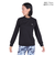 ハーレー（HURLEY）ラッシュガード ファントム ロングスリーブ シャツ CRE カップ付き 水陸両用 WRG2421045-BLK