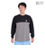リーフ（REEF）ラッシュガード 長袖 BICOLOR ラッシュ長袖Tシャツ RFTEM2421-BK/GY
