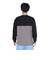 リーフ（REEF）ラッシュガード 長袖 BICOLOR ラッシュ長袖Tシャツ RFTEM2421-BK/GY