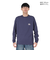 クリフメイヤー（KRIFF MAYER）ラビットバックプリントロンT 長袖Tシャツ 2417807:79:NAVY