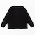 クリフメイヤー（KRIFF MAYER）モチノビ デザイン クルーネック 長袖Tシャツ 2417815 19 BLACK