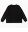 クリフメイヤー（KRIFF MAYER）モチノビ デザイン クルーネック 長袖Tシャツ 2417815 19 BLACK