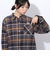 クリフメイヤー（KRIFF MAYER）ビエラ チェック シャツワンピース 2413504L 17 CHARCOAL