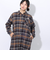 クリフメイヤー（KRIFF MAYER）ビエラ チェック シャツワンピース 2413504L 17 CHARCOAL