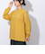 クリフメイヤー（KRIFF MAYER）ロゴプリントロンT 長袖Tシャツ 2417828L 55 YELLOW