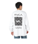 ルーカ（RVCA）PATCH BALANCE ロングスリーブTシャツ BE042060 WHT