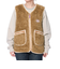 クリフメイヤー（KRIFF MAYER）ボア ベスト ノーカラーシャギーボアベスト 2414412L 20 BEIGE ベージュ レイヤードコーデ