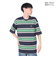 ハーレー（HURLEY）オーバーサイズド ボーダー 半袖Tシャツ MSS2411019-GRN