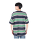 ハーレー（HURLEY）オーバーサイズド ボーダー 半袖Tシャツ MSS2411019-GRN