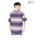ハーレー（HURLEY）オーバーサイズド ボーダー 半袖Tシャツ MSS2411019-GRY