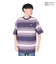 ハーレー（HURLEY）オーバーサイズド ボーダー 半袖Tシャツ MSS2411019-GRY