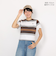 ハーレー（HURLEY）CROP BORDER 半袖Tシャツ 24 WSS2320043-BRW