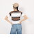ハーレー（HURLEY）CROP BORDER 半袖Tシャツ 24 WSS2320043-BRW