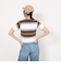ハーレー（HURLEY）CROP BORDER 半袖Tシャツ 24 WSS2320043-BRW