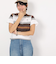 ハーレー（HURLEY）CROP BORDER 半袖Tシャツ 24 WSS2320043-BRW