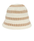 ビラボン（BILLABONG）コットンクロシェハット ストライプ BF013922 WCP