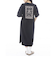 ルーカ（RVCA）MAXI 半袖Tシャツドレス BF043391 BLK