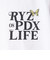 ライズ（RYZ）BUTTERFLY 半袖Tシャツ RZ10DD25SS0027 WHT