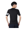 ハーレー（HURLEY）ラッシュガード PHNTM RASH BP COMP 半袖シャツ 24 MRG2310038-BLK