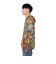 ゴースローキャラバン（GOSLOWCARAVAN）メッシュ防蚊加工 総柄プリントパーカー ジャケット 340216 ブラウン