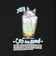 ゴースローキャラバン（GOSLOWCARAVAN）RAY綿 猫と麦酒TEE 無限麦酒2 半袖Tシャツ 342610 BLK ブラック 冷感