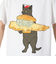 ゴースローキャラバン（GOSLOWCARAVAN）DOMDOM×GSC びたびたバターフィッシュ猫 半袖Tシャツ 341962 WHT ホワイト