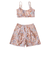 ロキシー（ROXY）水着 3点セット ラッシュTシャツ付き ジュニア MINI ARTSY FLORAL 25SPTSW251102PBG