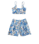 ロキシー（ROXY）水着 3点セット ラッシュTシャツ付き ジュニア MINI ARTSY FLORAL 25SPTSW251102OWT