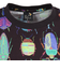 ゴースローキャラバン（GOSLOWCARAVAN）半袖Tシャツ ストレッチサッカー 総柄プリントTシャツ 346124 BLK ブラック 速乾