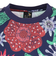 ゴースローキャラバン（GOSLOWCARAVAN）半袖Tシャツ ストレッチサッカー 総柄プリントTシャツ 346124 NVY ネイビー 速乾