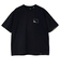 ゴースローキャラバン（GOSLOWCARAVAN）スクエアロゴゆったりTシャツ 341915B BLK