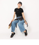 ハーレー（HURLEY）半袖Tシャツ レディース RIB ニット WSS2320004-BLK