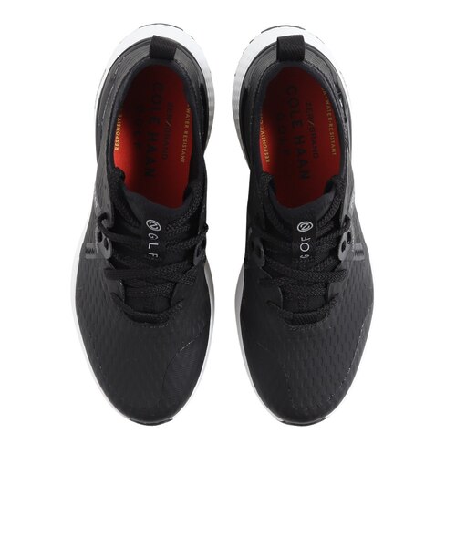 38,500円新品【コールハーン ゴルフ】ゴルフシューズ 黒 9.5(27cm コール ハーン（COLE HAAN）ゴルフシューズ ゼログランド オーバー