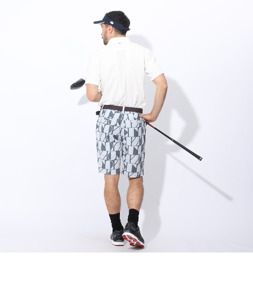 CLUNK クランク 総柄 ハーフパンツ ゴルフ ウェア 人気 デザイン クランク（CLUNK）ゴルフウェア 冷感 涼しい ひんやり 快適 夏