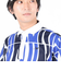 クランク（CLUNK）ゴルフウェア 冷感 吸汗速乾 氷撃総柄PT 半袖ポロシャツ CL5MTG21 BLU.