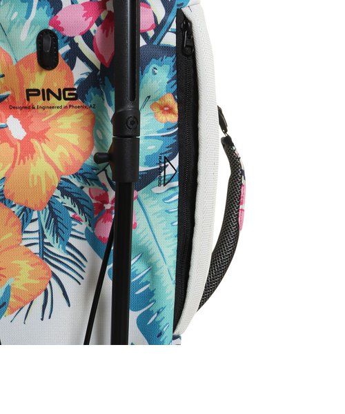 PING ゴルフ用 キャディバッグ スタンド式 4分割 ナイロン
