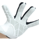 ゴルフ 左手用 ゼクシオ グローブ シリコン WH GGG-X018 WHT