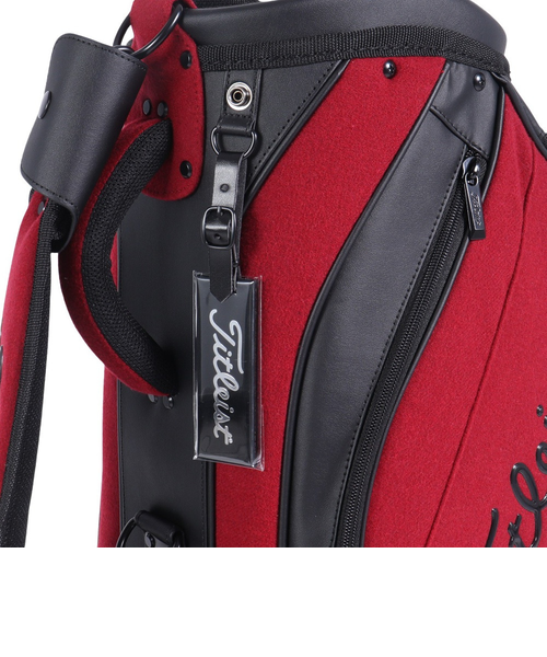 Titleist タイトリスト ゴルフ キャディバッグ８.５型【レッド】美品！ タイトリスト（TITLEIST）ゴルフ キャディバッグ カート式 8.5型