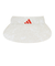 アディダス（adidas）ゴルフ 吸湿 幅広つば ワイドブリム グラフィックバイザー EEU05-HS5466 WH/GY