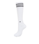 アディダス（adidas）ゴルフ ひざ丈 スリーストライプ クッションソックス MGR63-HT5773 WH/BK
