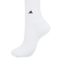 アディダス（adidas）ゴルフ ひざ丈 スリーストライプ クッションソックス MGR63-HT5773 WH/BK