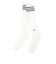 アディダス（adidas）ゴルフ ひざ丈 スリーストライプ クッションソックス MGR63-HT5773 WH/BK