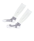 トミーアーマー（Tommy Armour）ゴルフ 着圧 Runtage ハイソックス TAED22F040016 WHT