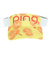 ピン（PING）ゴルフ フレッシュフルーツバイザー オレンジ HW-A2308 FフルーツVISOR OR 36811