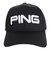 ピン（PING）ゴルフ デオゼロ ツアーキャップ HW-P2301 DEO.0 CAP BK 36785