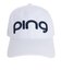 ピン（PING）ゴルフ デオゼロ ツアーキャップ HW-L2301 DEO.0 CAP WH 36812