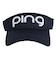 ピン（PING）ゴルフ 抗ウイルス ツアーサンバイザー HW-L2302 DEO.0 VISOR NV 36813