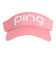 ピン（PING）ゴルフ ツアーサンバイザー HW-L2302 DEO.0 VISOR PNK 36813