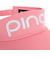 ピン（PING）ゴルフ ツアーサンバイザー HW-L2302 DEO.0 VISOR PNK 36813