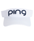 ピン（PING）ゴルフ ツアーサンバイザー HW-L2302 DEO.0 VISOR WH 36813
